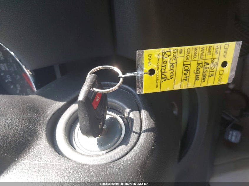 NISSAN ROGUE 2013 VIN JN8AS5MV1DW664915