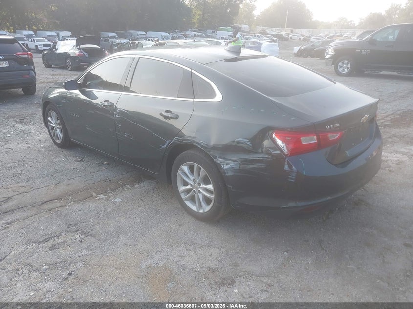 Vin: 1g1zd5st5jf151441, lot: 46536026, chevrolet malibu lt 20183