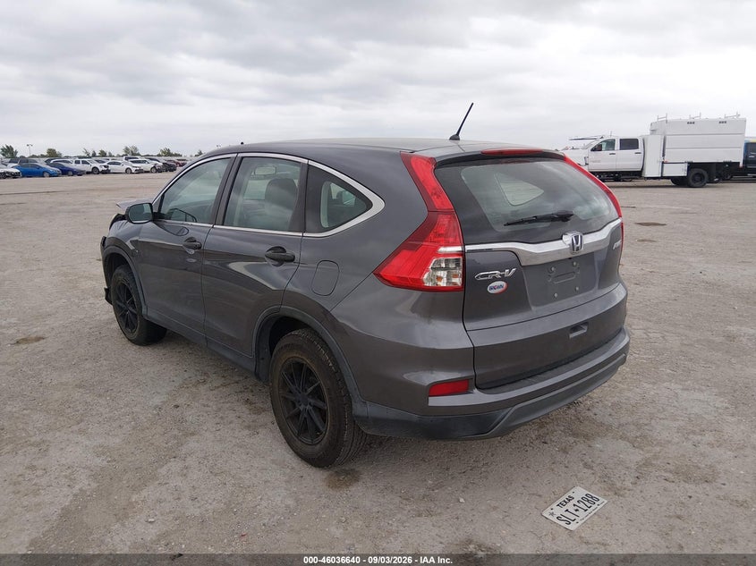 Vin: 2hkrm4h38gh643663, lot: 46536060, honda cr-v lx 20163