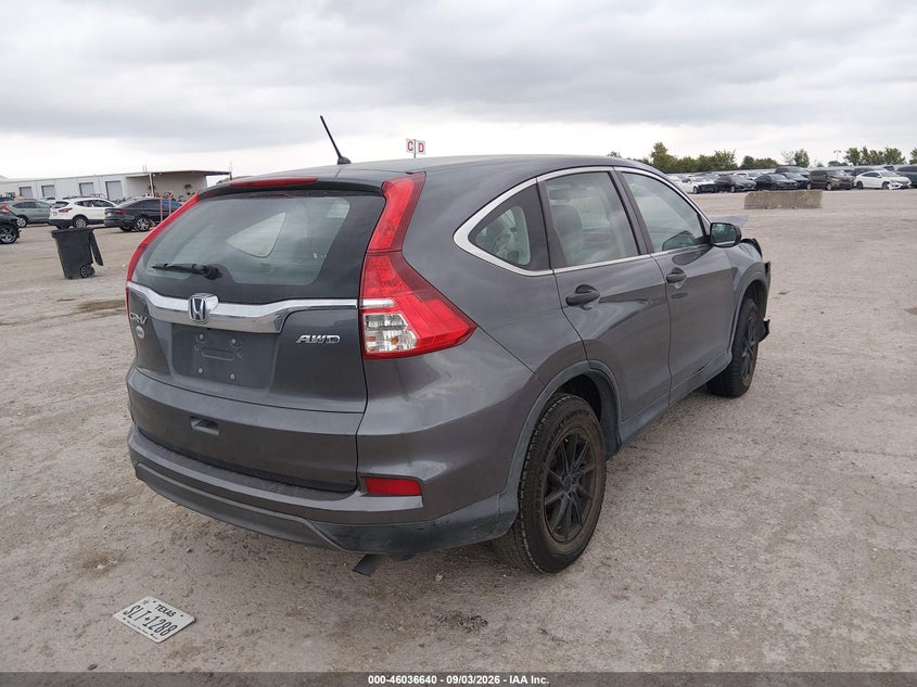 Vin: 2hkrm4h38gh643663, lot: 46536060, honda cr-v lx 20164