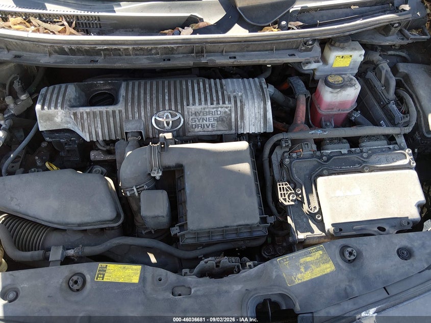 TOYOTA PRIUS 2010 VIN JTDKN3DU3A0026828