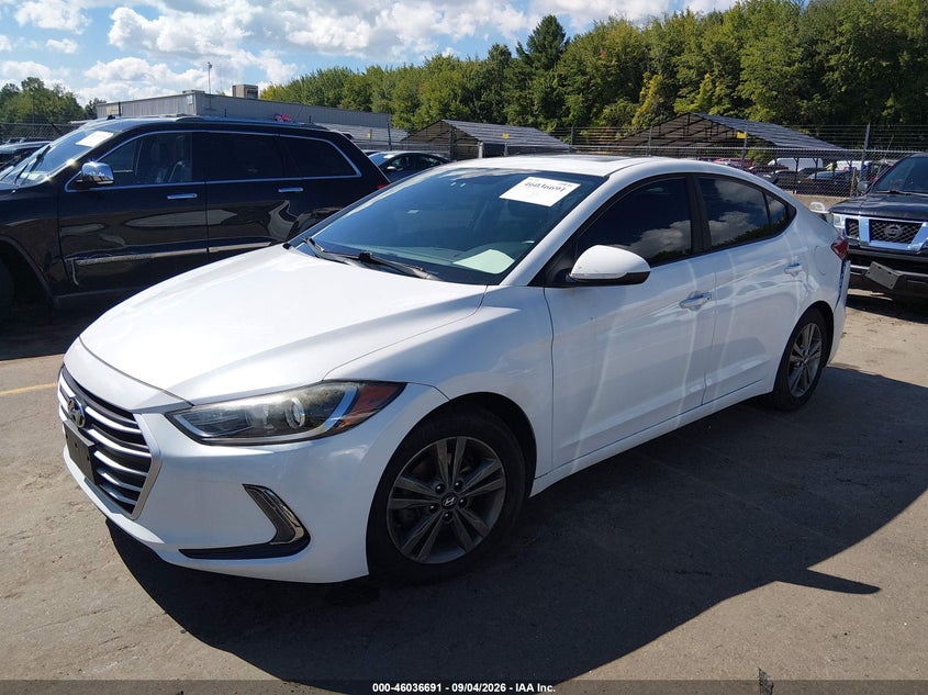 Vin: 5npd84lf4hh166165, lot: 46536110, hyundai elantra value edition 20172