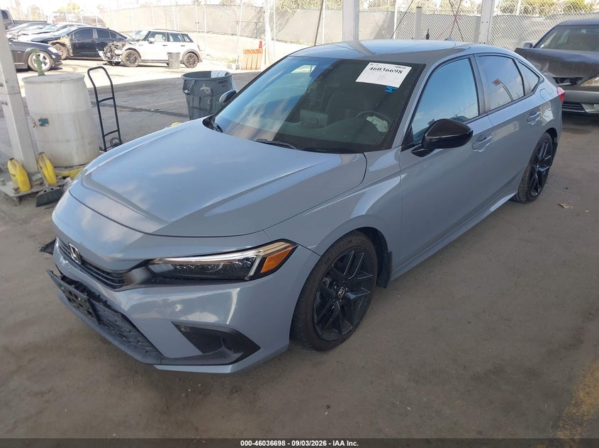 Vin: 2hgfe2f50ph535556, lot: 46536117, honda civic sport 20232