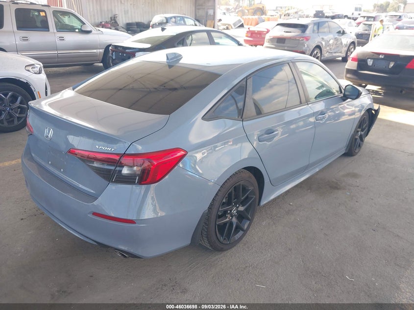 Vin: 2hgfe2f50ph535556, lot: 46536117, honda civic sport 20234