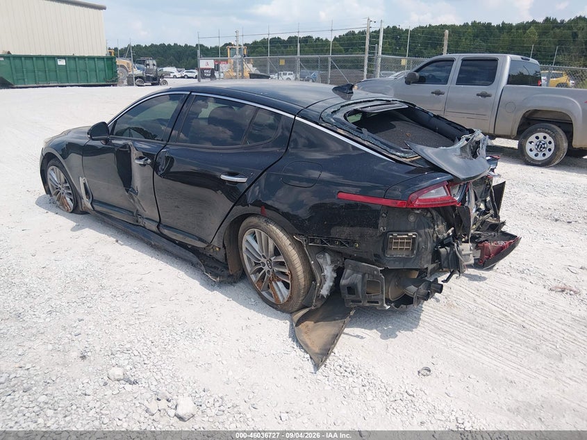Vin: knae15la0j6015193, lot: 46536146, kia stinger 20183