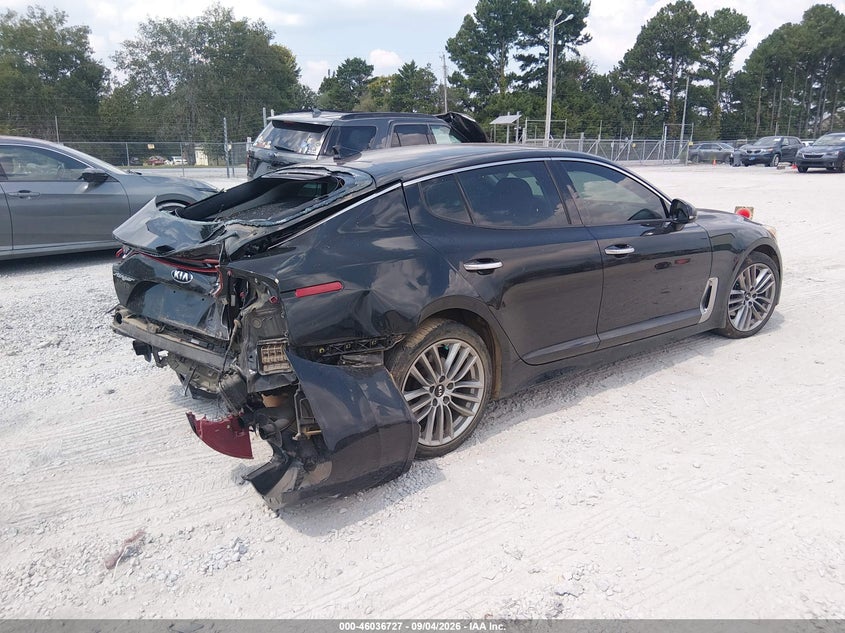 Vin: knae15la0j6015193, lot: 46536146, kia stinger 20184