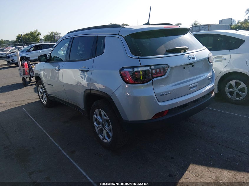 Vin: 3c4njdbn3st597833, lot: 46536189, jeep compass latitude 4x4 20253