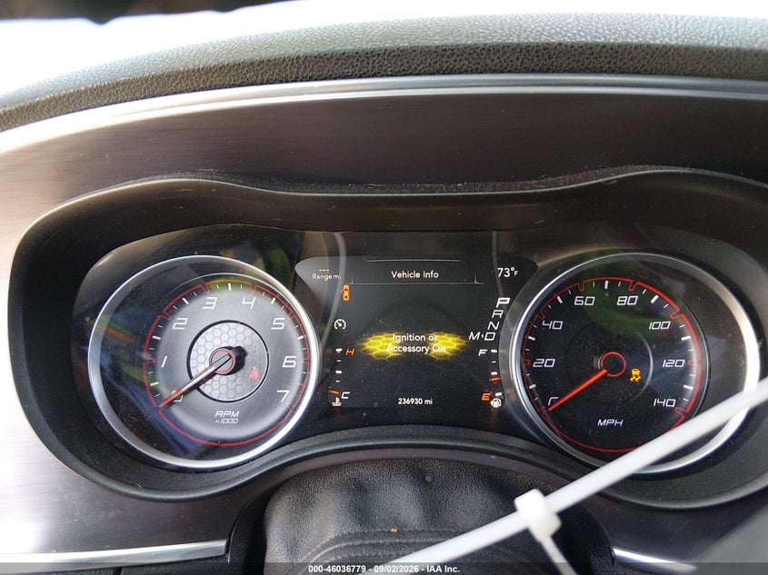 2015 DODGE CHARGER auction photo 7
