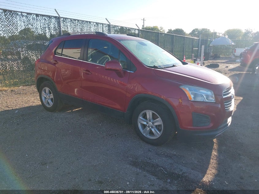 Vin: kl7cjlsb2fb226268, lot: 46536200, chevrolet trax lt 2015 img_1