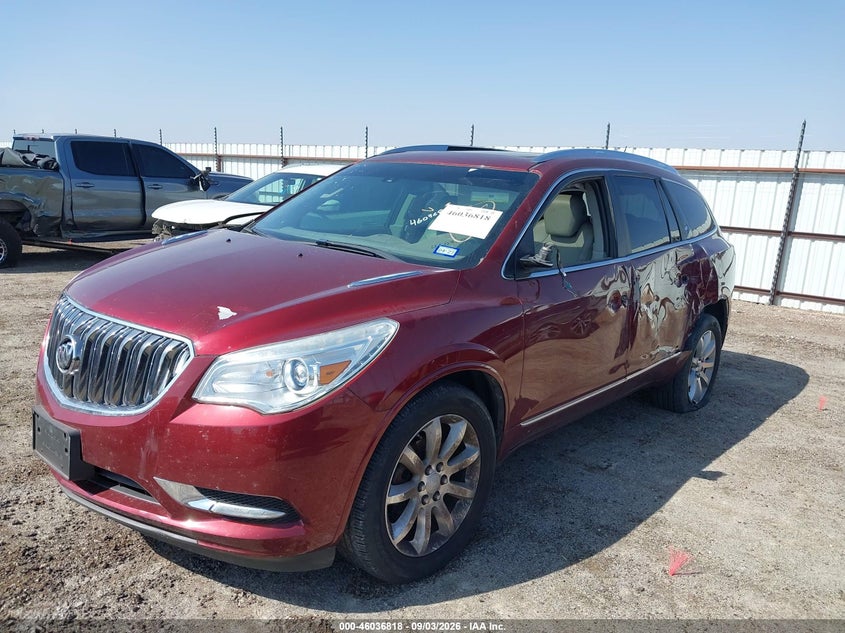 2017 Buick Enclave, Левый бок, IAAI, VIN 5GAKRCKD2HJ266238 — фото 2