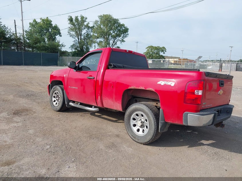 Vin: 1gcpkpea4az190059, lot: 46536273, chevrolet silverado 1500 work truck 20103