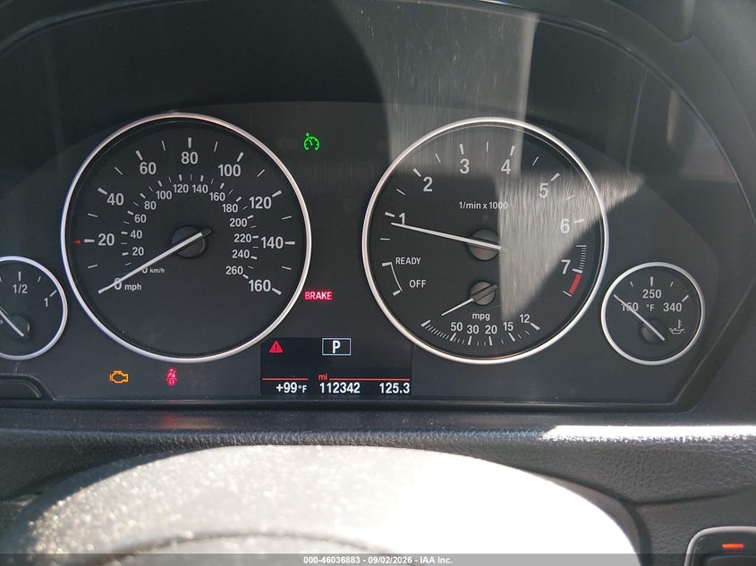 BMW 320I 2015 VIN WBA3B1G54FNT01815