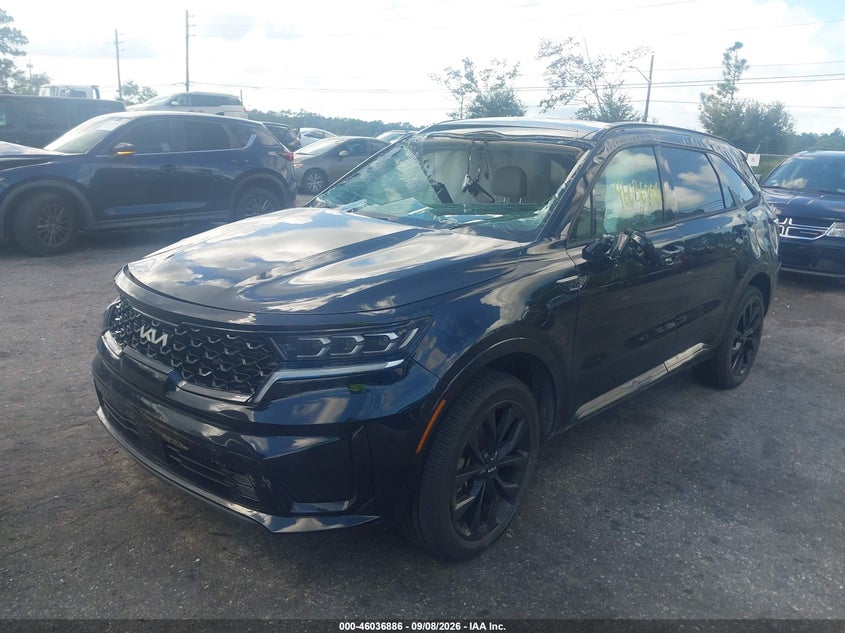 Vin: 5xyrkdlf0pg186183, lot: 46536305, kia sorento sx 20232