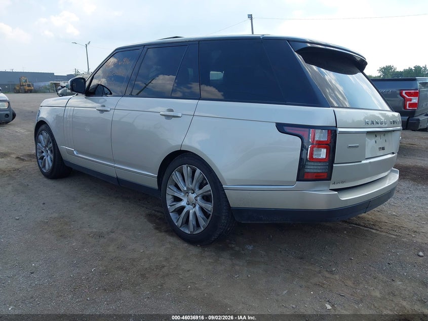 Vin: salgs2ef8ea135030, lot: 46536335, land rover range rover 5.0l v8 supercharged/5.0l v8 supercharged ebony edition 20143