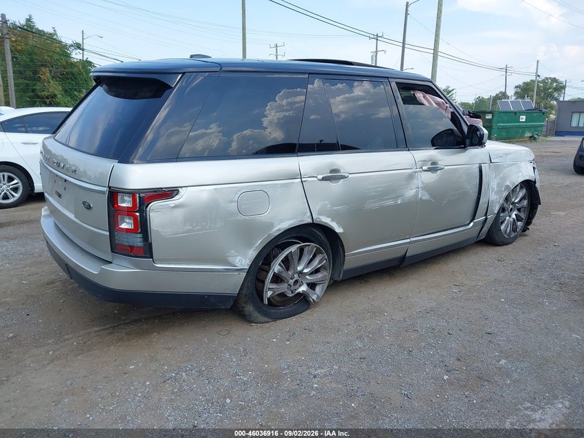 Vin: salgs2ef8ea135030, lot: 46536335, land rover range rover 5.0l v8 supercharged/5.0l v8 supercharged ebony edition 20144