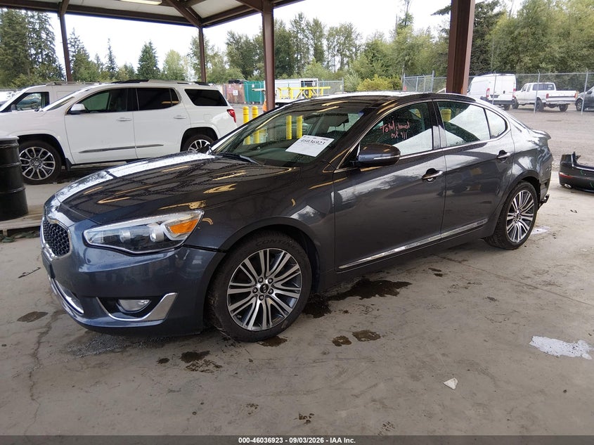 Vin: knaln4d76f5196757, lot: 46536342, kia cadenza premium 20152