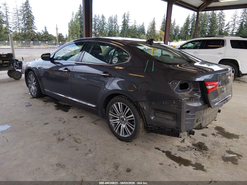 Vin: knaln4d76f5196757, lot: 46536342, kia cadenza premium 20153