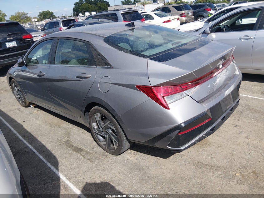 Vin: kmhls4dg1su020822, lot: 46536349, hyundai elantra sel convenience 20253