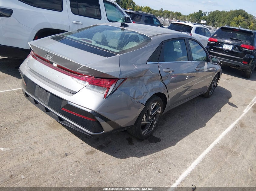 Vin: kmhls4dg1su020822, lot: 46536349, hyundai elantra sel convenience 20254