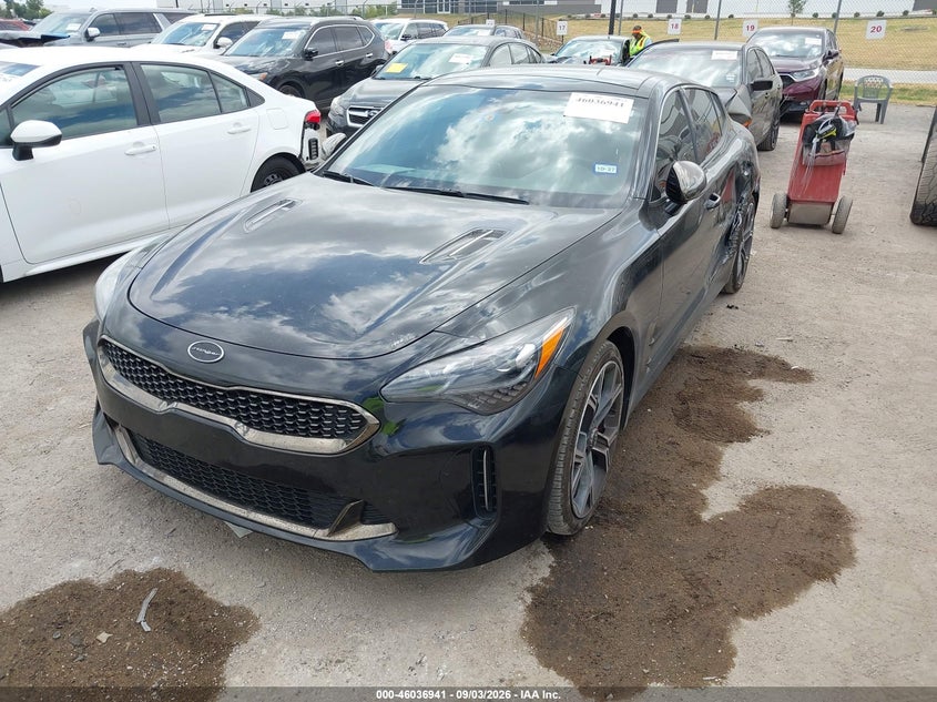 Vin: knae45lc3j6011048, lot: 46536360, kia stinger gt1 20182