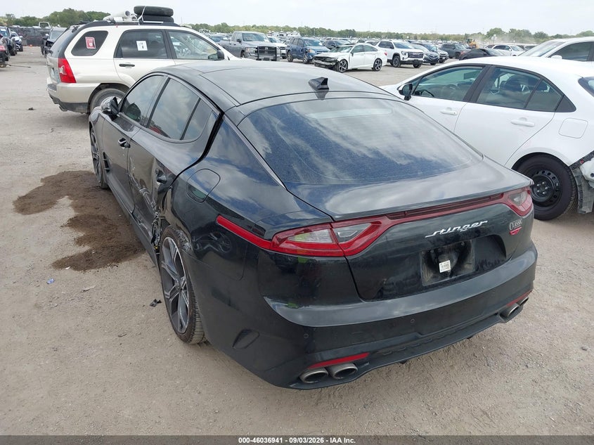 Vin: knae45lc3j6011048, lot: 46536360, kia stinger gt1 20183