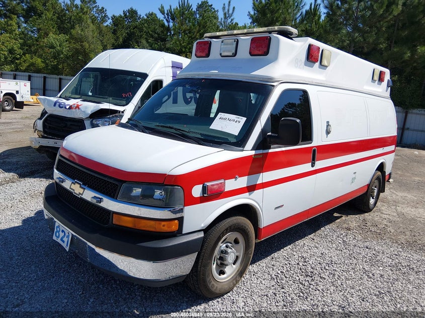 CHEVROLET EXPRESS 3500 2016 VIN 1GBZGHCL2G1332585