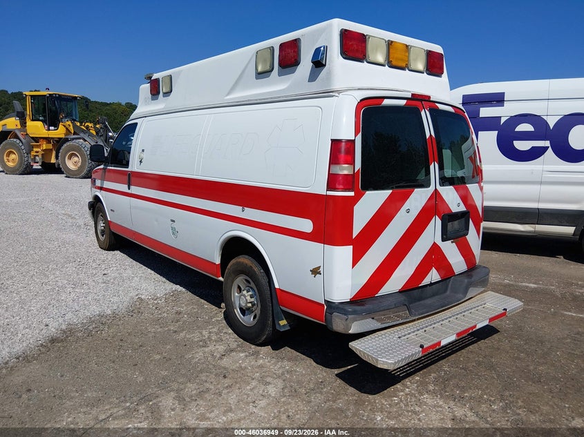 CHEVROLET EXPRESS 3500 2016 VIN 1GBZGHCL2G1332585