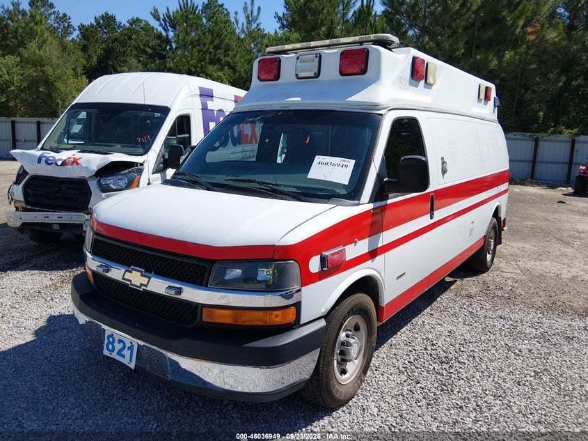 CHEVROLET EXPRESS 3500 2016 VIN 1GBZGHCL2G1332585