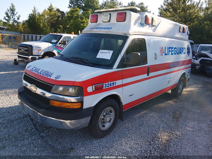 Vin: 1gbzghcl1g1332691, lot: 46536390, chevrolet express 3500 diesel 20162