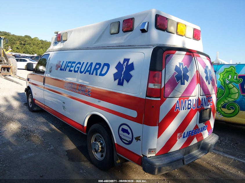 Vin: 1gbzghcl1g1332691, lot: 46536390, chevrolet express 3500 diesel 20163