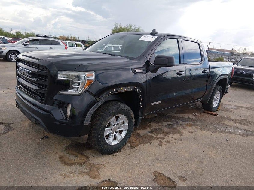 Vin: 3gtu9ced9mg176082, lot: 46536402, gmc sierra 1500 4wd  short box elevation 20212