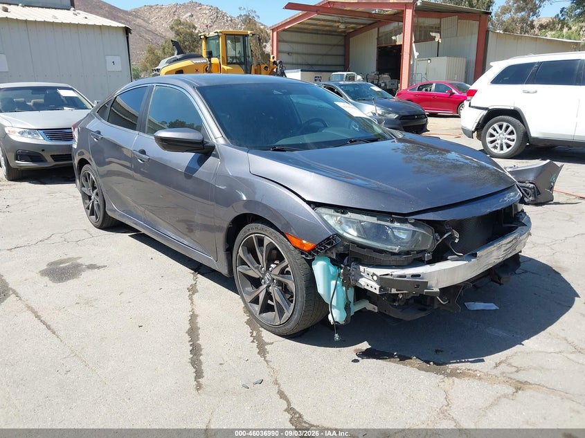 Vin: 2hgfc2f81mh535187, lot: 46536409, honda civic sport 2021 img_1