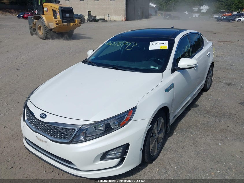Vin: knagn4ad6g5095201, lot: 46536412, kia optima hybrid ex 20162