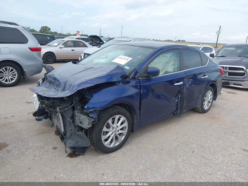 Vin: 3n1ab7ap1ky333080, lot: 46536447, nissan sentra sv 20192