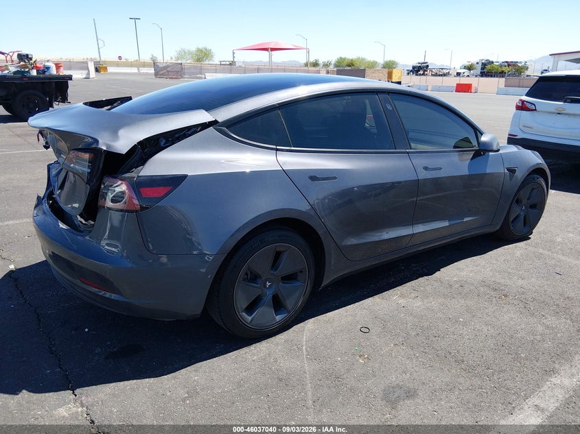 Vin: 5yj3e1ea7pf649909, lot: 46536459, tesla model 3 rear-wheel drive 20234