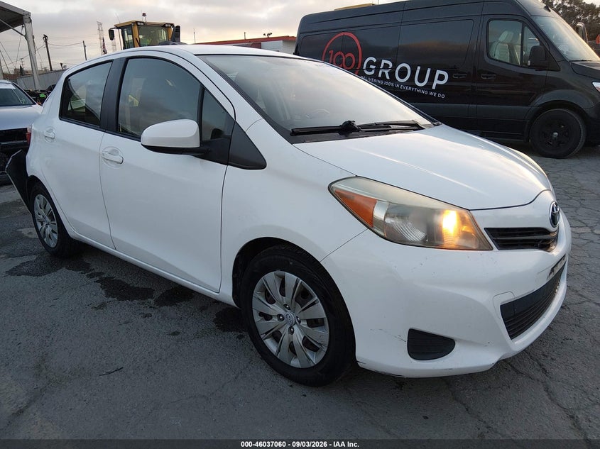 2014 Toyota Yaris Le (Tmc/Cbu Plant), Rear, IAAI, VIN JTDKTUD31ED575512