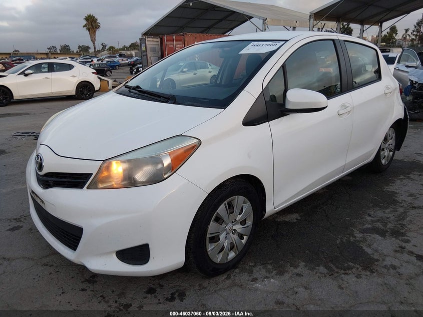 2014 Toyota Yaris, Rear, IAAI, VIN JTDKTUD31ED575512 — photo 2