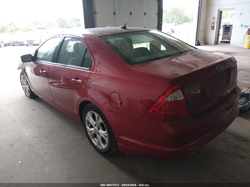 2012 FORD FUSION auction photo 3