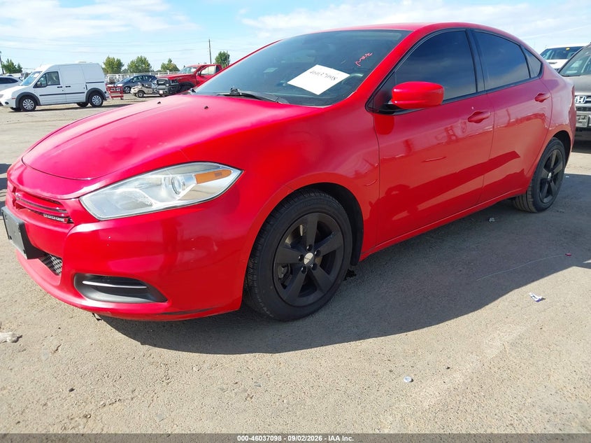 2016 DODGE DART SEDAN 2.0L I-4 DOHC, VVT, REGULAR , 160HP
