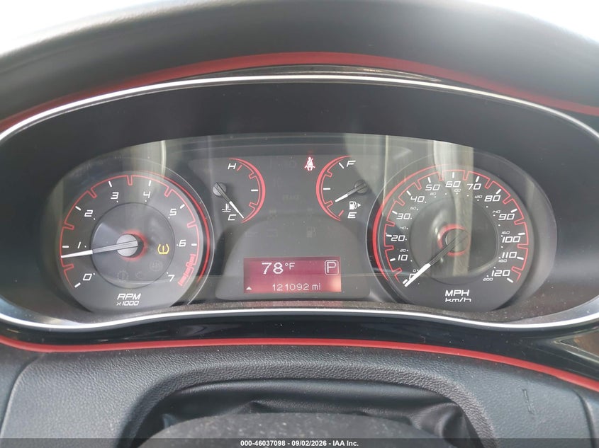 2016 DODGE DART SEDAN 2.0L I-4 DOHC, VVT, REGULAR , 160HP