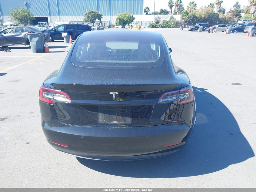 TESLA MODEL 3 2018 VIN 5YJ3E1EA9JF009353