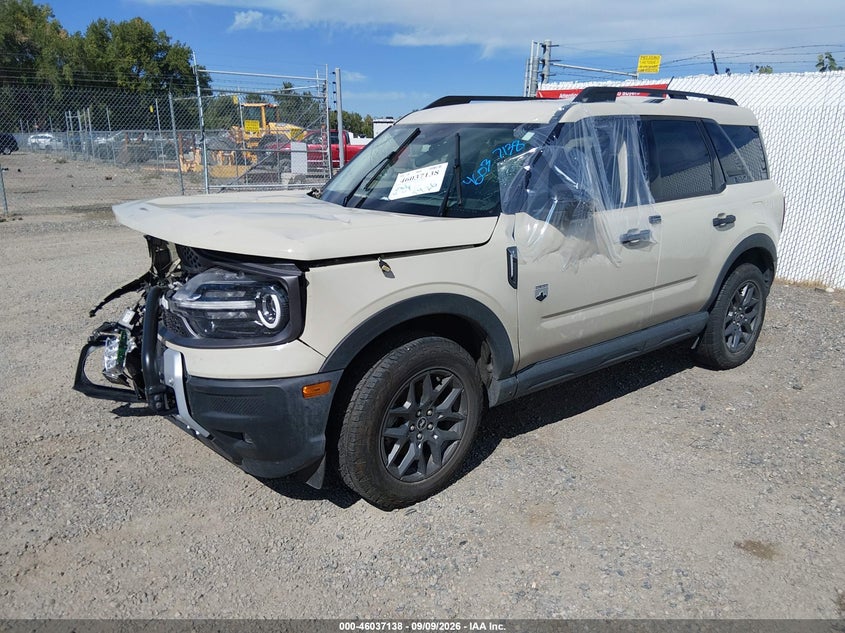 Vin: 3fmcr9bn2sre64440, lot: 46536557, ford bronco sport big bend 20252