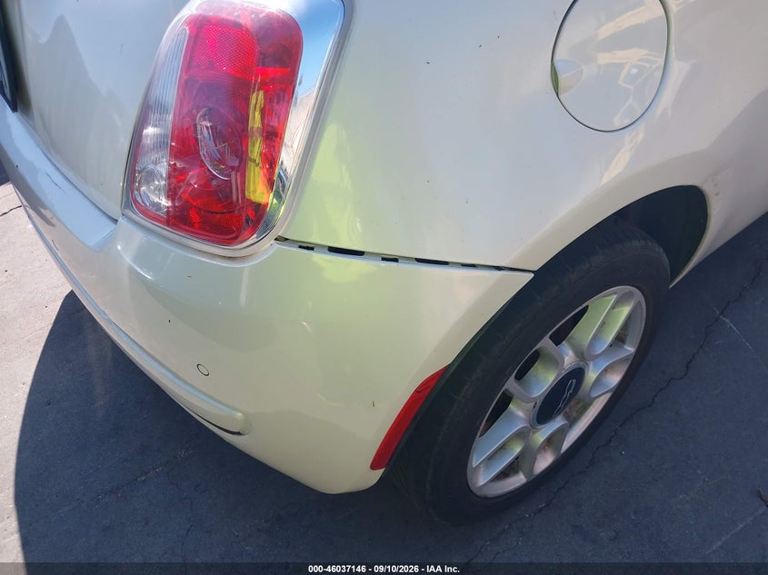 FIAT 500C 2015 VIN 3C3CFFDR8FT663453