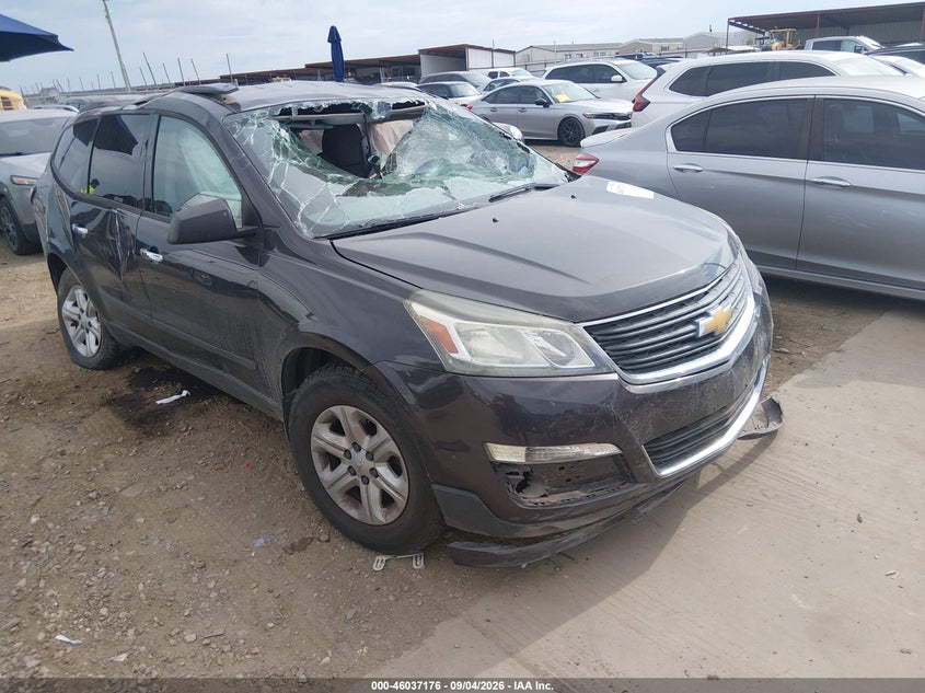 Vin: 1gnkrfkd9hj208439, lot: 46536595, chevrolet traverse ls 2017 img_1