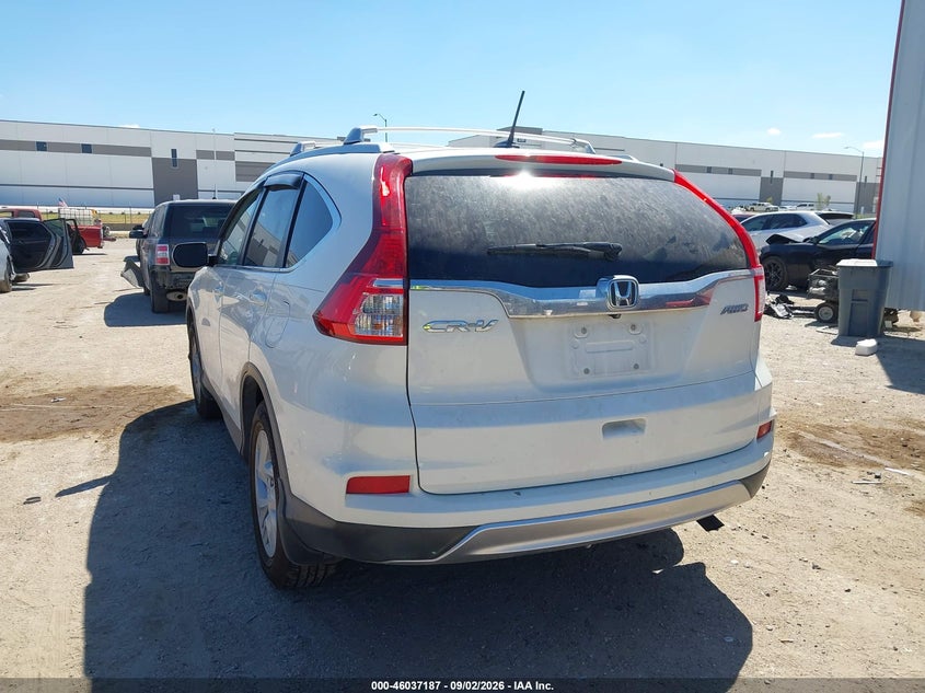 Vin: 5j6rm4h74gl067613, lot: 46536606, honda cr-v ex-l 20162