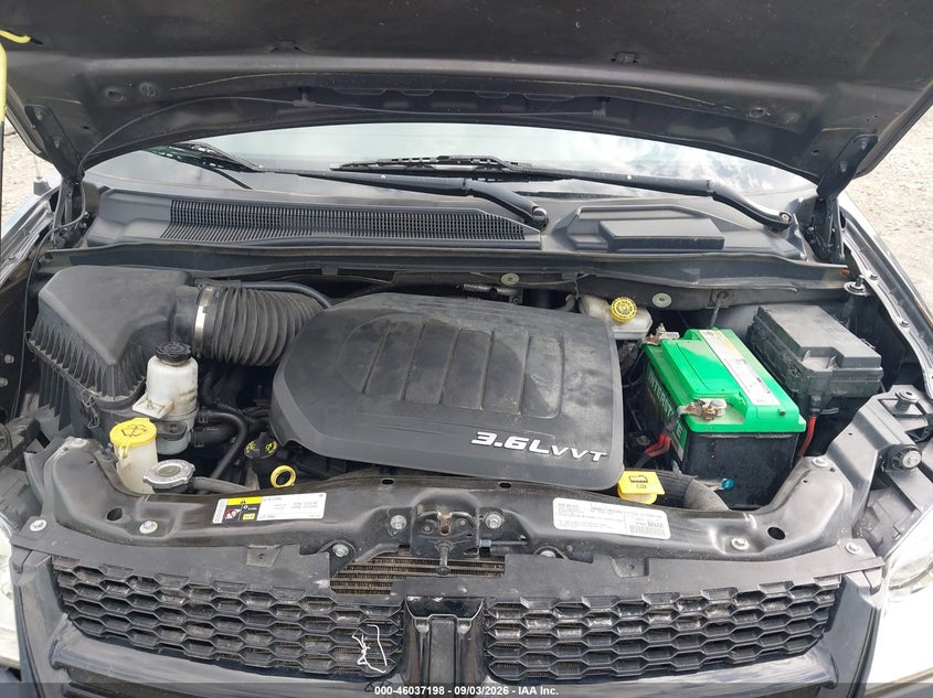 2017 DODGE CARAVAN VAN 3.6L V-6 DOHC, VVT, REGULAR , 283HP