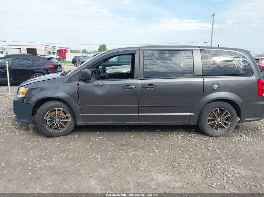 2017 DODGE CARAVAN VAN 3.6L V-6 DOHC, VVT, REGULAR , 283HP