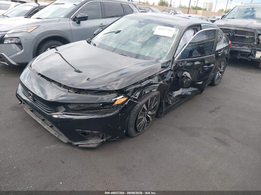 Vin: 2hgfe1f73ph305392, lot: 46536623, honda civic ex/ex w/o bsi 20232