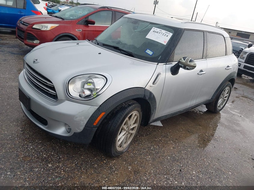Vin: wmwzb3c50gwr48655, lot: 46536642, mini countryman cooper 20162