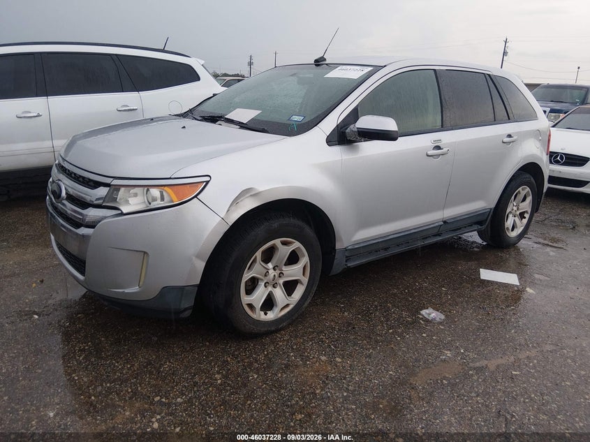 Vin: 2fmdk3j91dbb64495, lot: 46536647, ford edge sel 20132